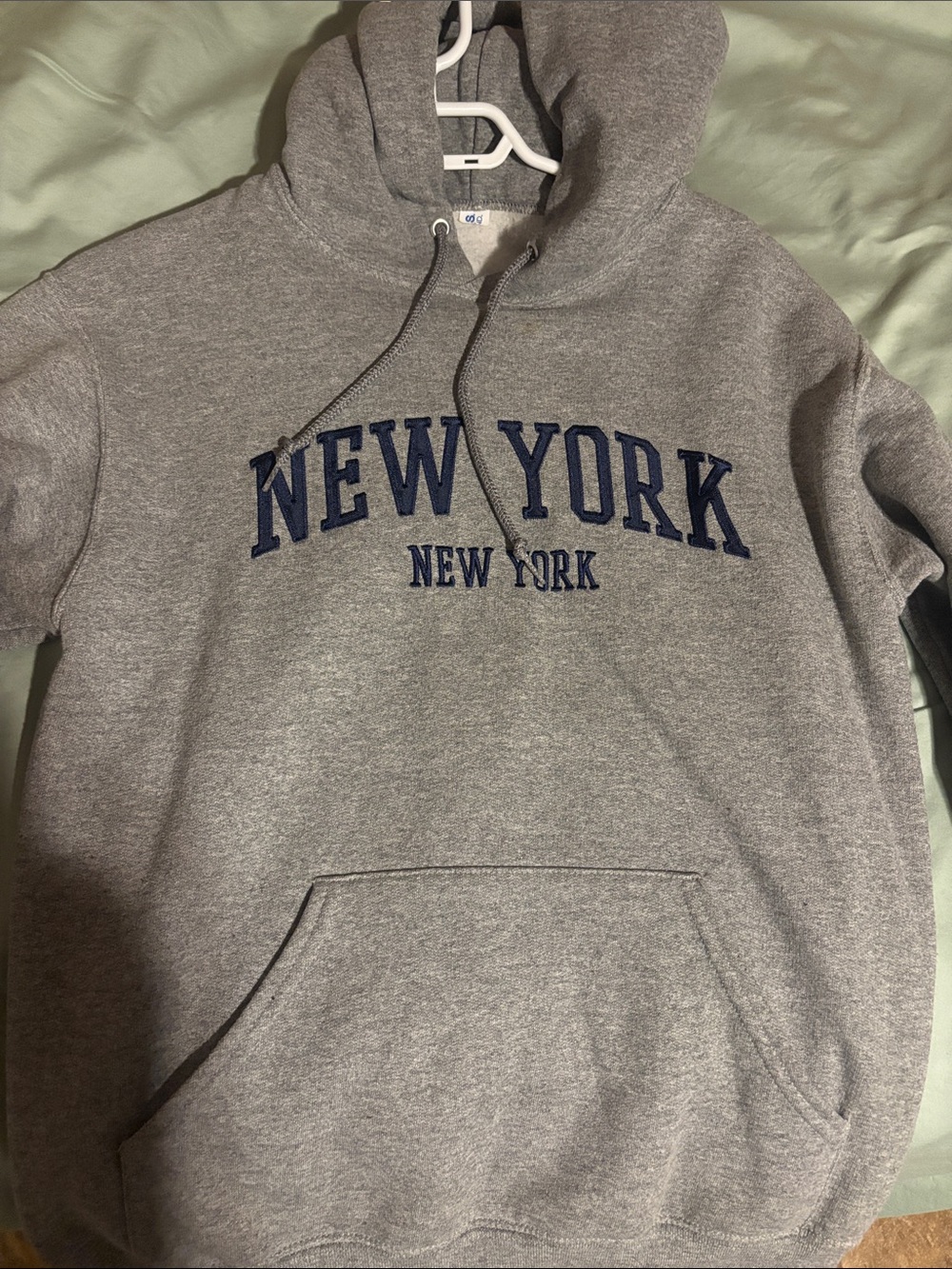 Grey New York Hoodie